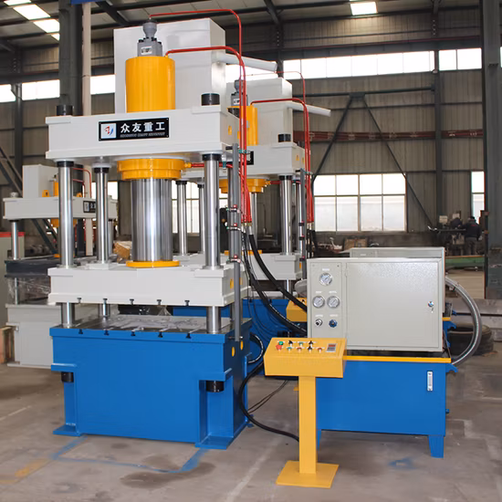 Prensa hidráulica formadora de embutición profunda de metal de cuatro columnas de 63 toneladas /100 toneladas/160 toneladas