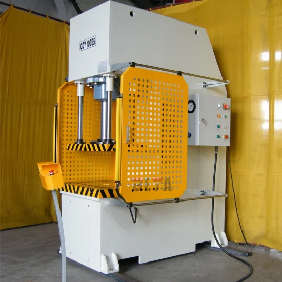 Cdy100 tipo de marco de columna única C prensa hidráulica eléctrica de 100 toneladas